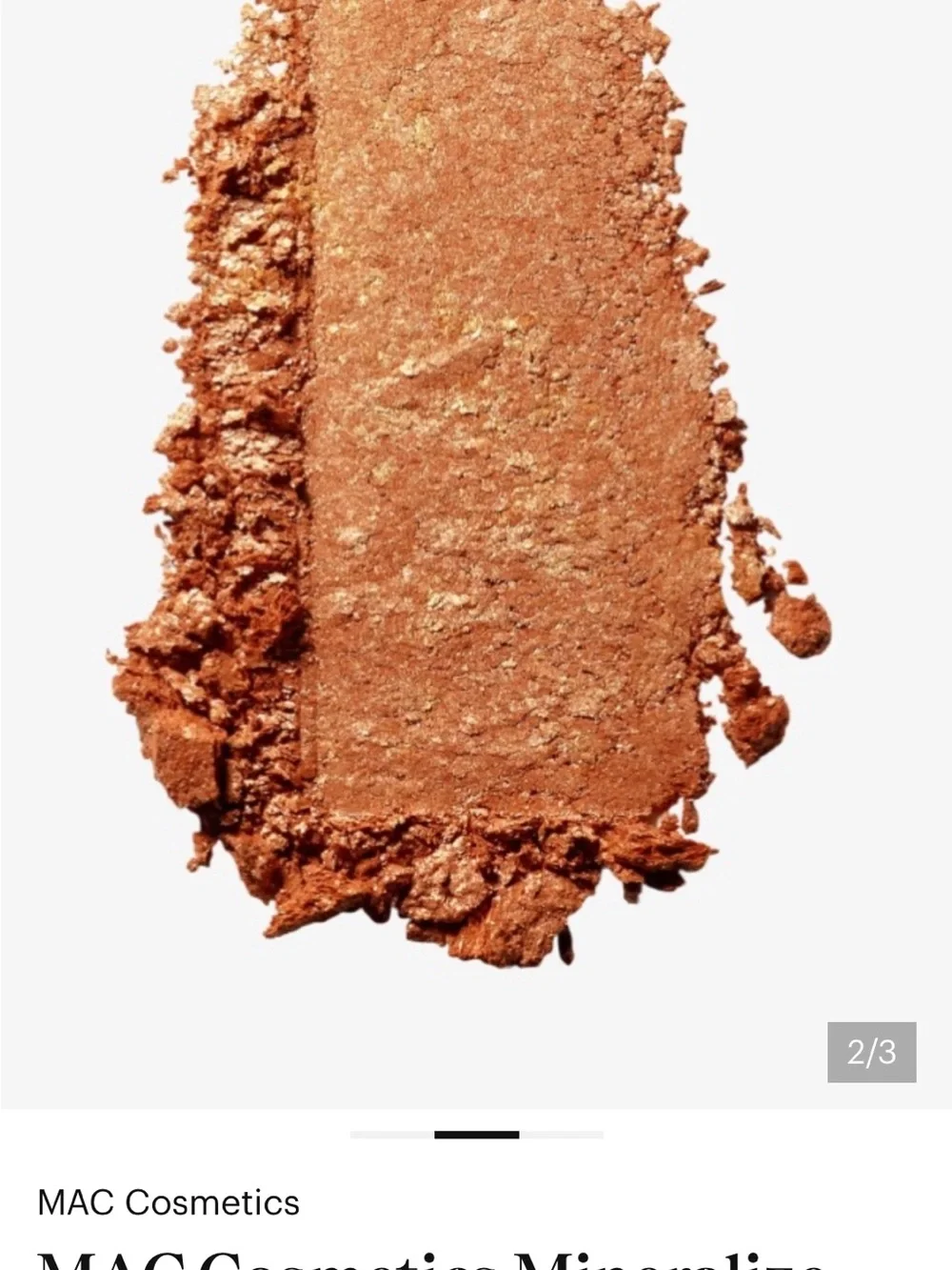 MAC Cosmetics Baked Bronzer - gold deposit